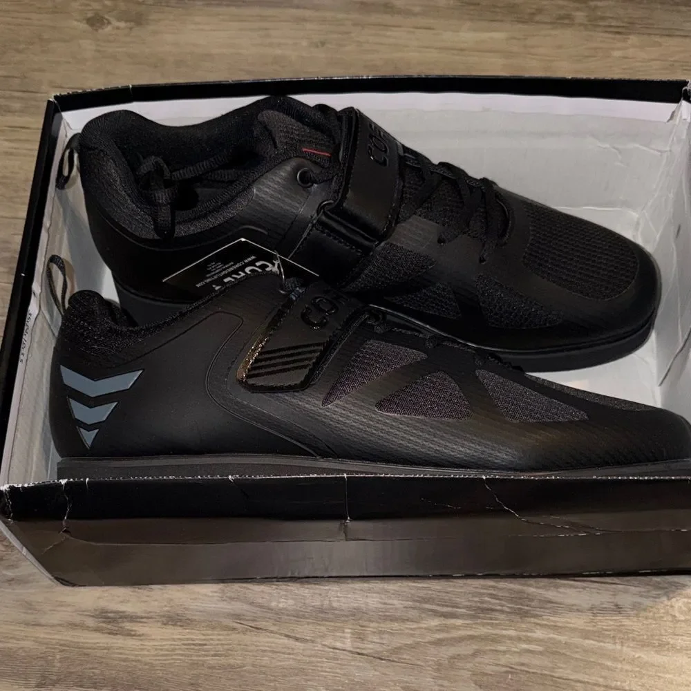 CCM Black High-Top Athletic Shoes with Silver Accents